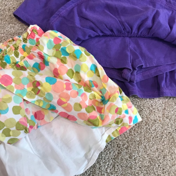 💓Set of 2 Cute Pull On Toddler Girl Skirts - Picture 5 of 6